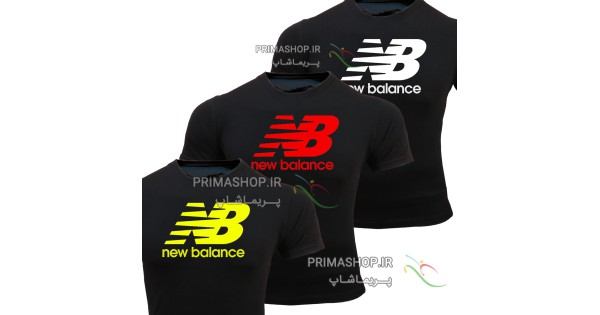 تیشرت ورزشی نیو بالانس مشکی طرح amazing