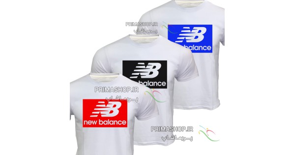 تیشرت ورزشی، برند نیو بالانس، رنگ سفید