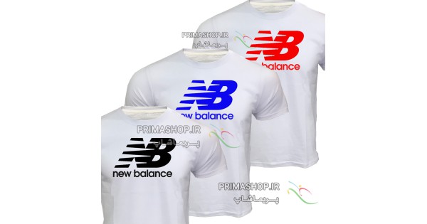 تیشرت ورزشی نیو بالانس سفید طرح amazing