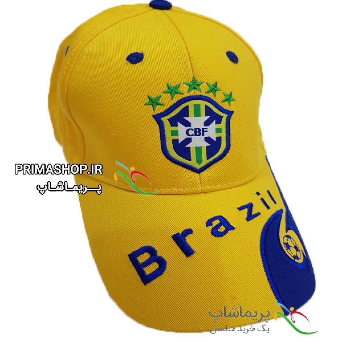 کلاه هواداری برزیل زرد