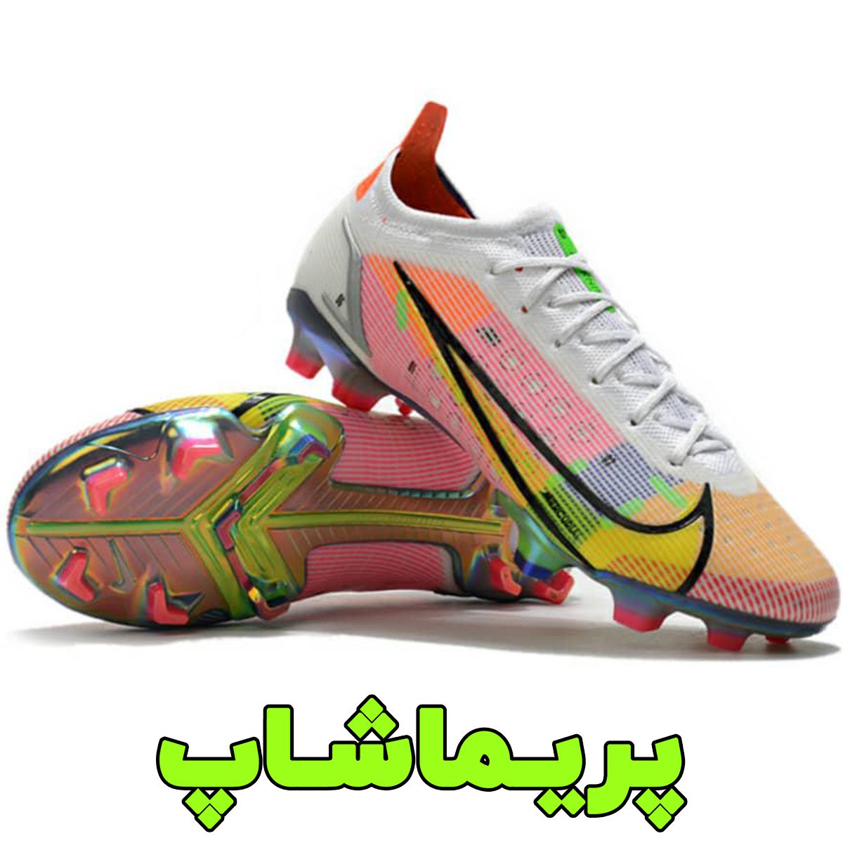 کفش فوتبال نایک مرکوریال ویپور14 الیت صورتی (های کپی)