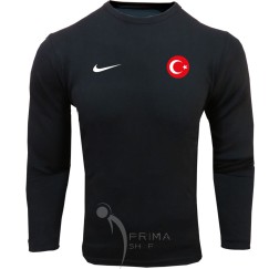 لباس هواداری ترکیه مشکی یقه گرد آستین بلند 