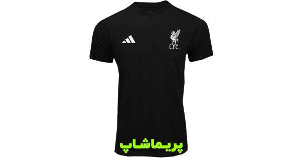 خرید تیشرت هواداری لیورپول مشکی آستین کوتاه