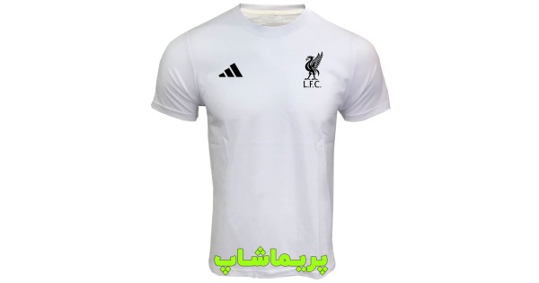 تیشرت هواداری لیورپول سفید آستین کوتاه