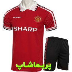 پیراهن شورت اول منچستر یونایتد 1998/99 (دکمه دار)