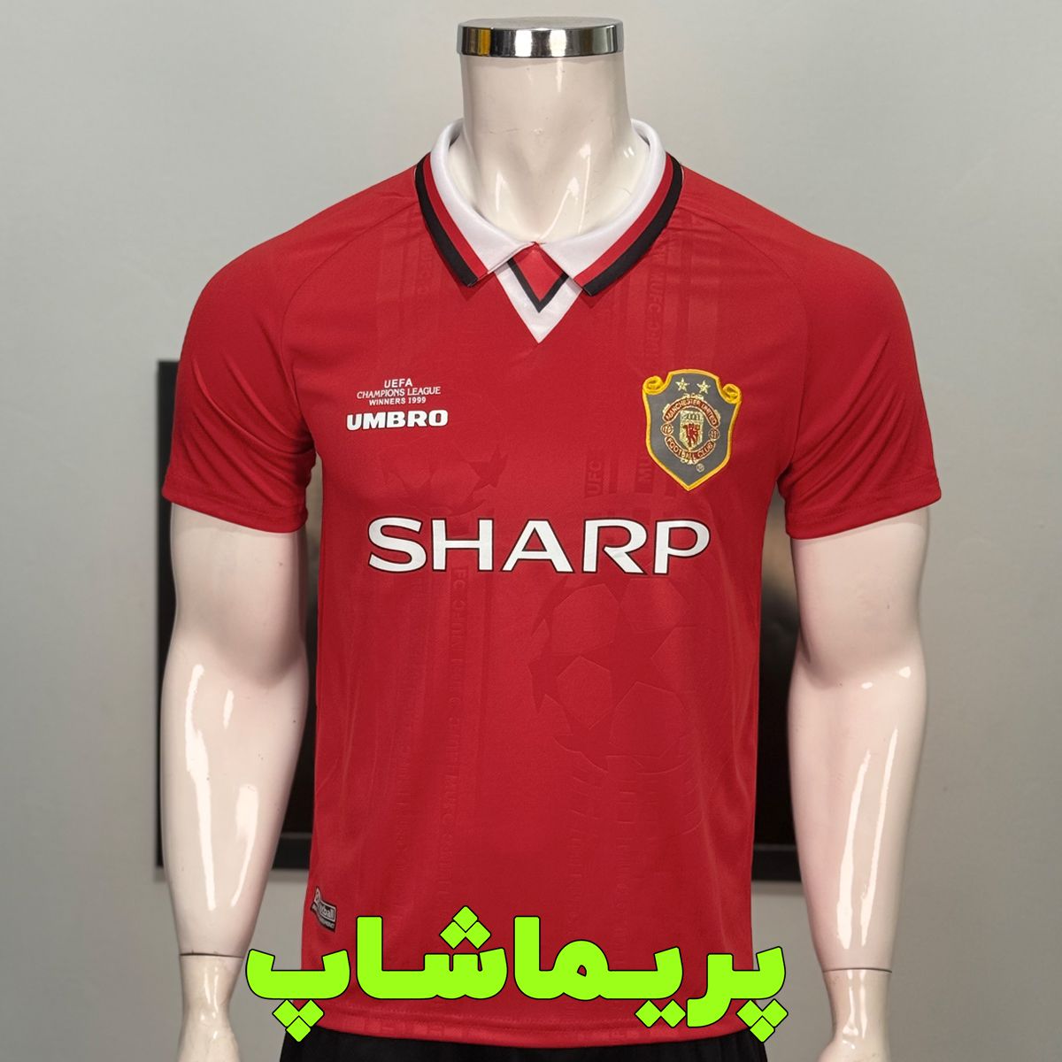 پیراهن شورت اروپایی منچستر یونایتد 1999 پیراهن شورت اروپایی منچستر یونایتد 1999