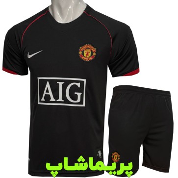 پیراهن شورت دوم منچستر یونایتد 2008 مشکی