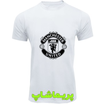 لباس منچستریونایتد سفید طرح لوگو بزرگ