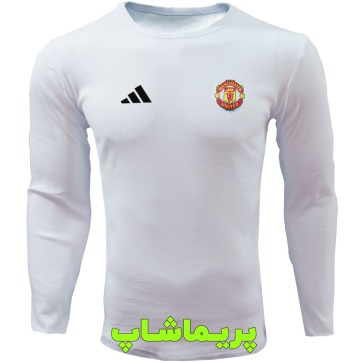 لباس هواداری منچستریونایتد  سفید | تیشرت آستین بلند