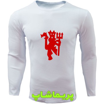 لباس منچستریونایتد سفید طرح اویل | تیشرت آستین بلند