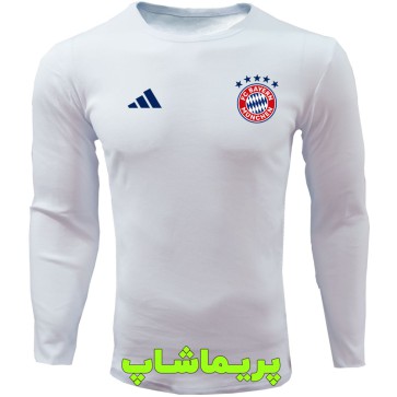 لباس هواداری بایرن مونیخ سفید | تیشرت آستین بلند