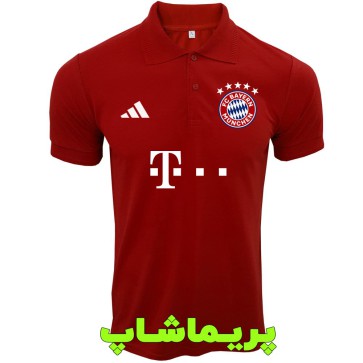 پیراهن هتلی بایرن مونیخ قرمز با اسپانسر