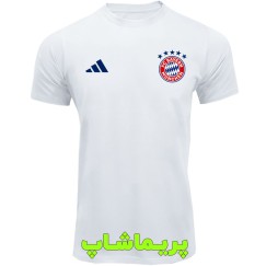لباس هواداری بایرن مونیخ سفید تیشرت آستین کوتاه 