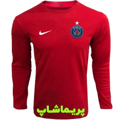 لباس هواداری پاریس سن ژرمن قرمز | تیشرت آستین بلند