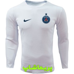 لباس هواداری پاریس سن ژرمن سفید | تیشرت آستین بلند