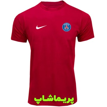 لباس هواداری پاریس سن ژرمن قرمز | تیشرت آستین کوتاه