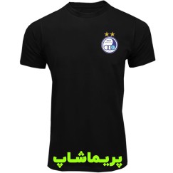 تیشرت استقلال آستین کوتاه مشکی 