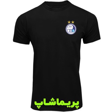 تیشرت استقلال آستین کوتاه مشکی