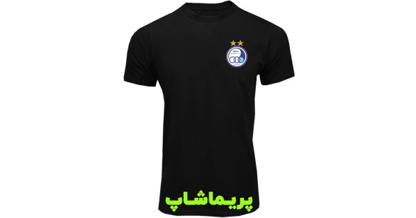 تیشرت استقلال آستین کوتاه مشکی