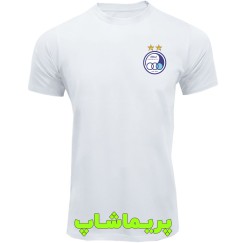 تیشرت استقلال آستین کوتاه سفید 