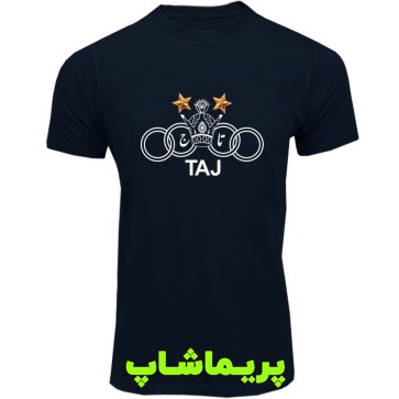 لباس طرح تاج رنگی استقلال آستین کوتاه سرمه ای