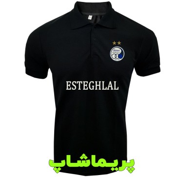 پولوشرت استقلال مشکی با اسپانسر