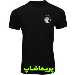 تیشرت استقلال آستین کوتاه مشکی