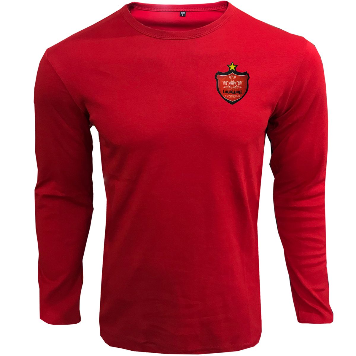 تیشرت پرسپولیس آستین بلند قرمز لباس هواداری پرسپولیس قرمز | تیشرت آستین بلند قرمز