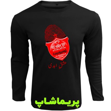 لباس طرح اثر انگشت پرسپولیس آستین بلند مشکی لباس طرح اثر انگشت پرسپولیس آستین بلند مشکی