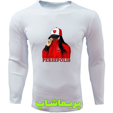 لباس طرح دختر پرسپولیسی آستین بلند سفید لباس طرح دختر پرسپولیسی آستین بلند سفید