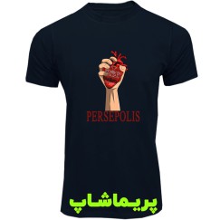 لباس قلب پرسپولیسی آستین کوتاه سرمه ای 