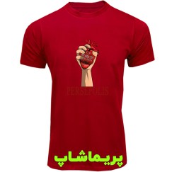 لباس قلب پرسپولیسی آستین کوتاه قرمز 