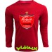 لباس لوگو بزرگ رنگی پرسپولیس آستین بلند قرمز