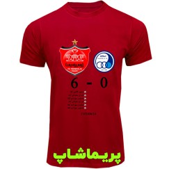 لباس پرسپولیس طرح شش تایی ها آستین کوتاه قرمز 