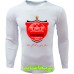 لباس پرسپولیس طرح لوگو دخترانه آستین بلند سفید