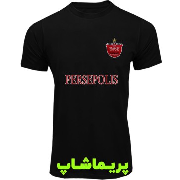 تیشرت پرسپولیس آستین کوتاه مشکی با اسپانسر تیشرت پرسپولیس آستین کوتاه مشکی با اسپانسر
