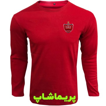 تیشرت پرسپولیس آستین بلند قرمز
