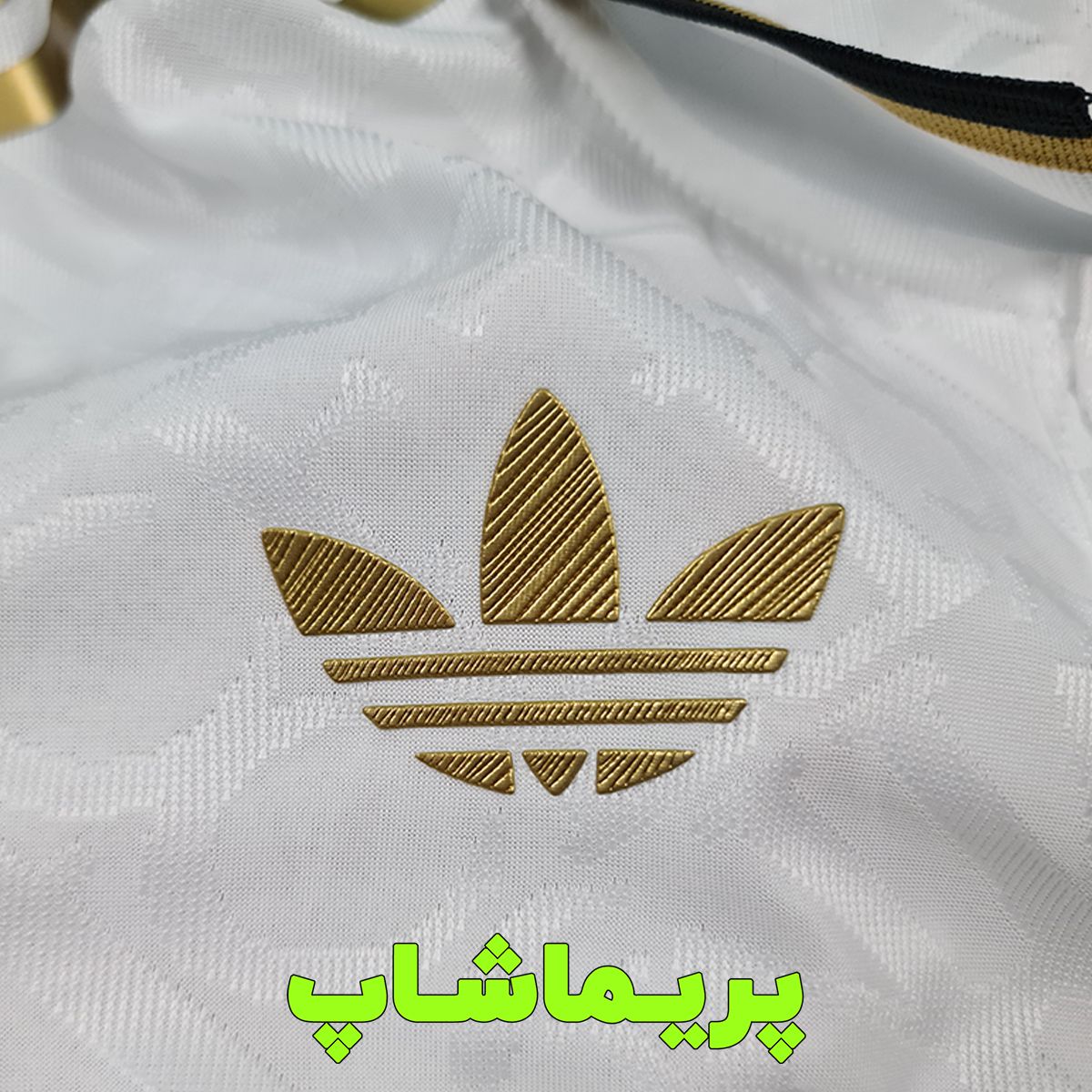 لباس پلیری سفید سوم رئال مادرید 2025 لباس پلیری سفید سوم رئال مادرید 2025