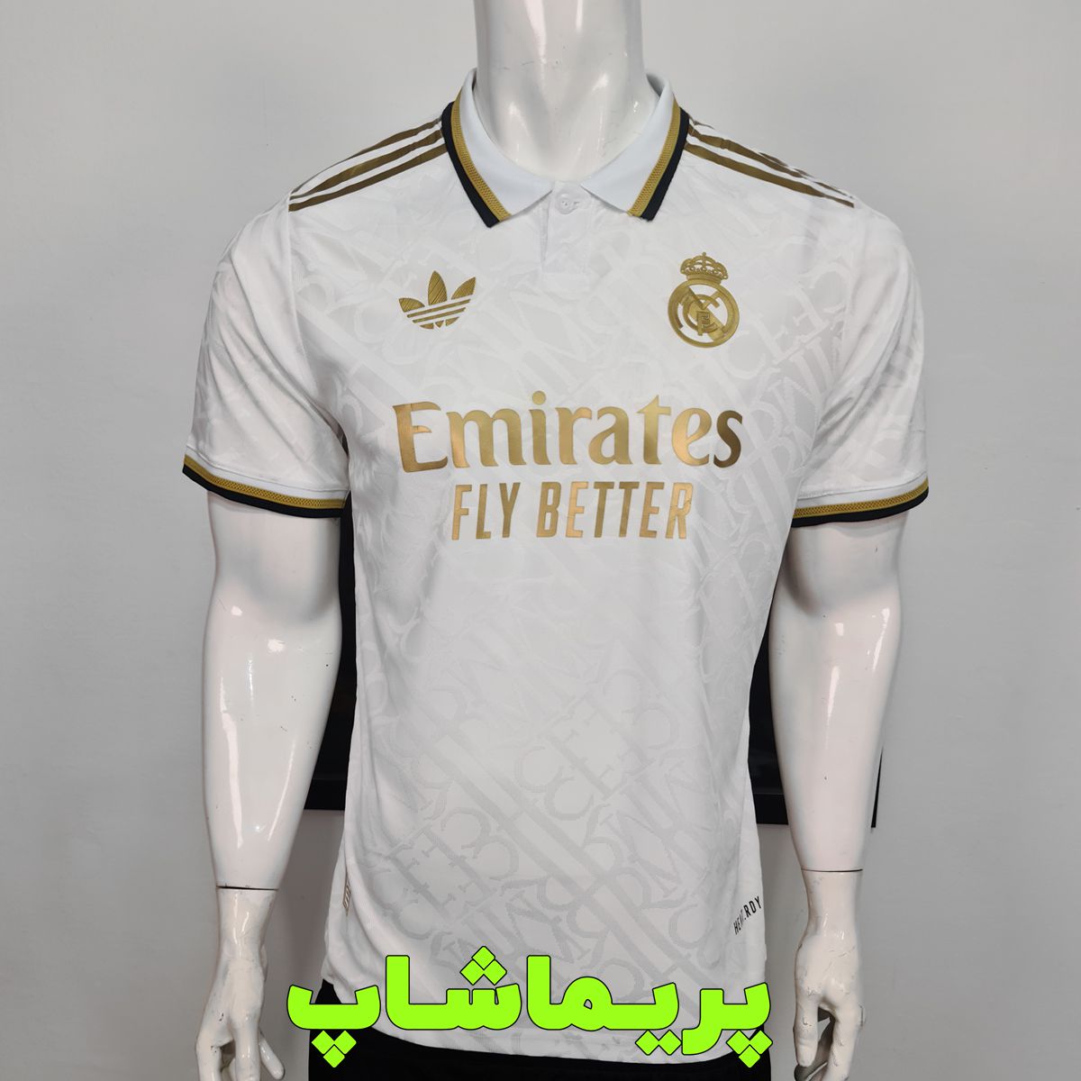 لباس پلیری سفید سوم رئال مادرید 2025 لباس پلیری سفید سوم رئال مادرید 2025