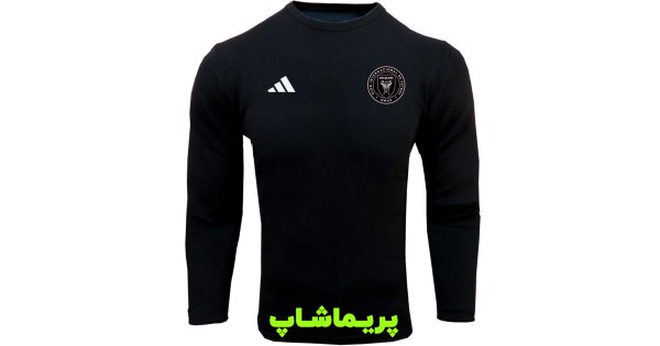 تیشرت آستین بلند اینتر میامی به رنگ مشکی