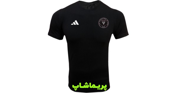 تیشرت اینتر میامی آستین کوتاه مشکی