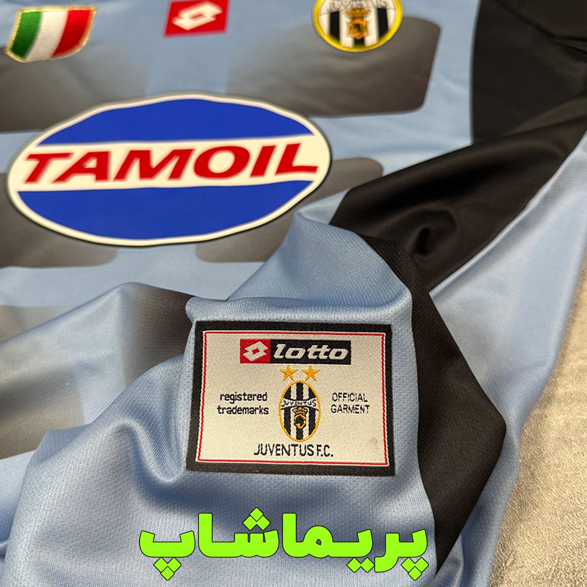 لباس کلاسیک دروازه بانی یوونتوس 2003 آبی لباس دروازه بانی یوونتوس 2003 آبی