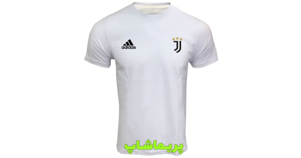 خرید تیشرت هواداری یوونتوس سفید آستین کوتاه