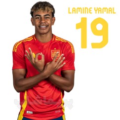 لباس یامال اسپانیا 