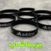 دستبند آدیداس مشکی سیلیکونی