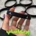 دستبند جردن مشکی سیلیکونی