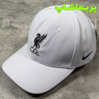 کلاه لیورپول لبه دار سفید