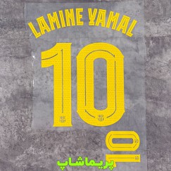 برچسب اسم و شماره امباپه 10 رئال مادرید اول 2026 