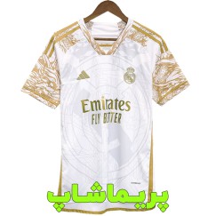 لباس کانسپت رئال مادرید سفید طلایی 