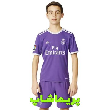 لباس بچه گانه دوم رئال مادرید 2016/2017 کیفیت ست